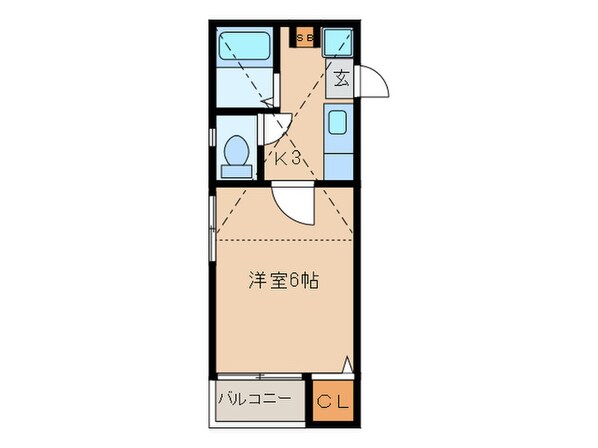 ロフト栄生の物件間取画像